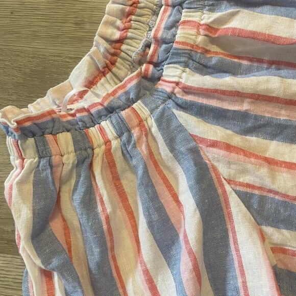 Crown & Ivy striped off-shoulder top size large - Picture 8 of 10